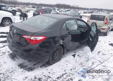 2015 Toyota Corolla Le из США, поврежденный, VIN 2T1BURHE6FC399061